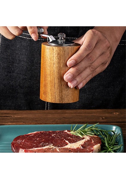 El Karabiber Öğütücü Mutfak Manuel Karabiber Taneleri Karabiber Değirmeni Ev Deniz Tuzu Karabiber Öğütme Şişe Malzemeleri A (Yurt Dışından) indirimleri