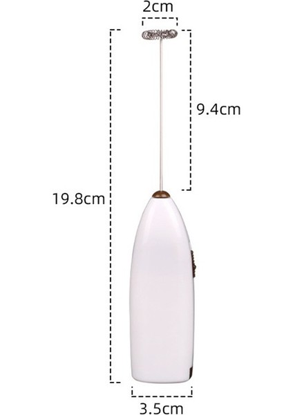 Tam Otomatik Karıştırıcı Kahve Karıştırma Çubuğu Süt Çırpıcı Elektrikli Yumurta Çırpıcı Mini Yumurta Çırpıcı Krema Çırpıcı Beyaz (Yurt Dışından) fırsatları