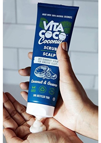 Hassas Saç Derisi İçin Peeling Doğal Hindistan Cevizi ve Guava 250 G Vegan modelleri