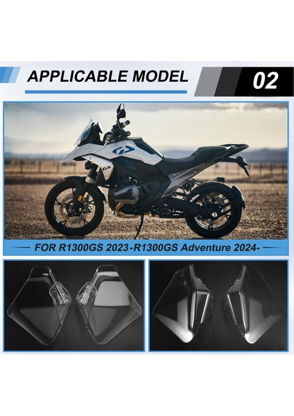 Bmw R1300GS R1300GS R 1300 Gs Macera R1300 Gsa Yan Deflektörler Için Motosiklet Camı Yan Soyları Rüzgar Şeffaf (Yurt Dışından) indirimleri