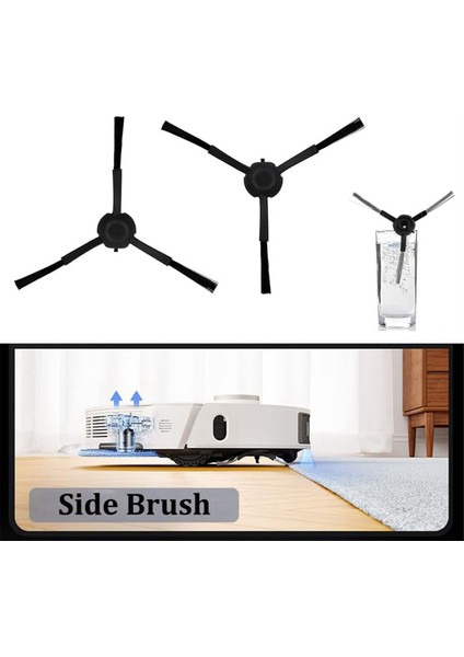 Xiaomi Robot Süpürge X20 MAX/X20 PRO/D109GL/D102GL Ana Silindir Yan Fırça Hepa Filtresi Için Yedek Parçalar (Yurt Dışından) indirimleri