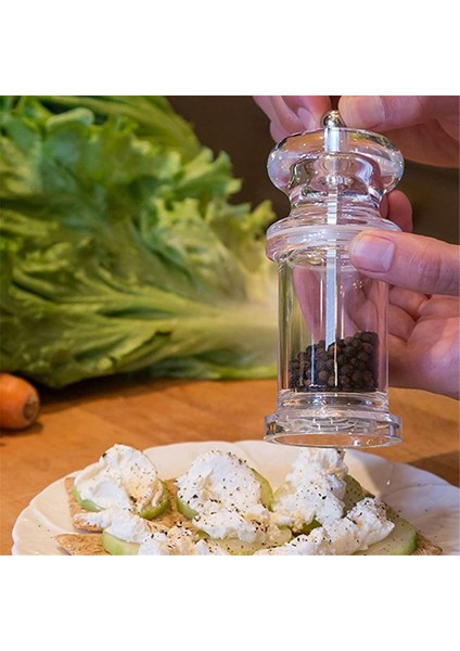 Şeffaf Akrilik Öğütücü Acı Biber Kimyon Biber Öğütücü Hassas Mekanizma ve Birinci Sınıf Deniz Tuzu ve Biber Içerir (Yurt Dışından) indirimleri
