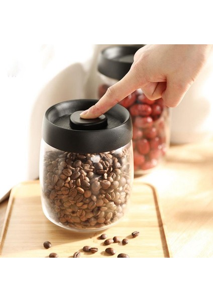 Kahve Çekirdeği Saklama Kabı Cam Vakumlu Kavanoz Mühürlü Nordic Kitchen Saklama Atıştırmalık Çay Süt Tozu Saklama Kabı L (Yurt Dışından) fiyatları