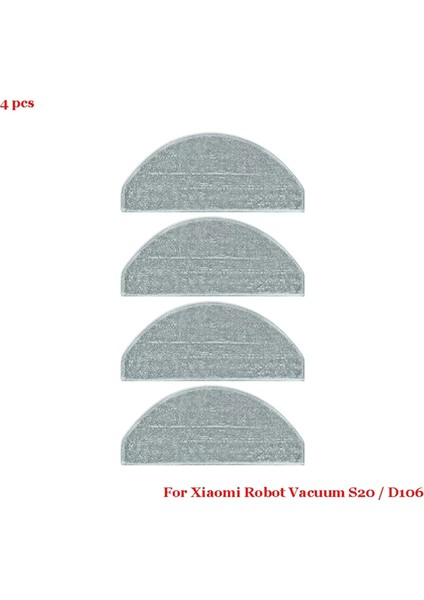 Xiaomi S20 / D106 Süpürge Robot Süpürge Yedek Parçaları Ana Yan Fırça Kapağı Hepa Filtre Paspas Parçası (Yurt Dışından) fiyatları