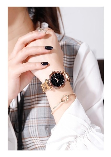 Kadın Izle Bilezik Lüks Elmas Gül Altın Bayanlar Kol Saati Manyetik Kadın Bilezik Izle Kadın Saat Casıo (Yurt Dışından) fırsatları