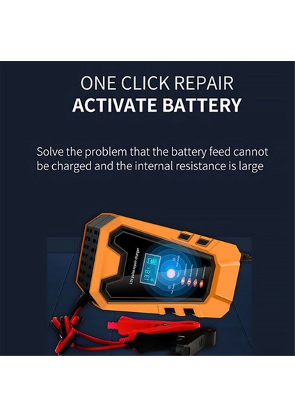 Araba 12V6A Otomatik Akıllı Motosiklet Otomotiv Onarım Bakımı Dijital Ekran Aşırı Araştırma Koruması Geniş Ab Fişi (Yurt Dışından) modelleri