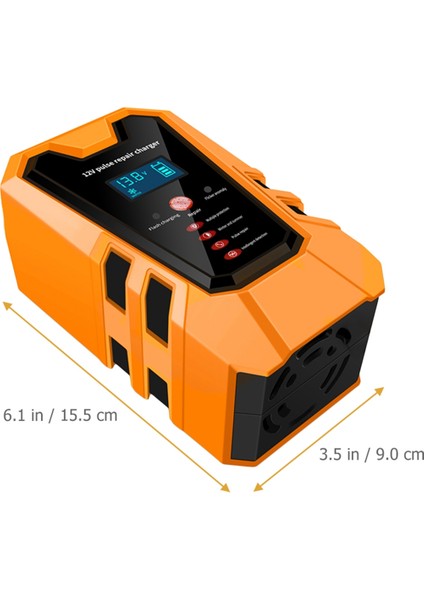 Araba 12V6A Otomatik Akıllı Motosiklet Otomotiv Onarım Bakımı Dijital Ekran Aşırı Araştırma Koruması Geniş Ab Fişi (Yurt Dışından) indirimleri