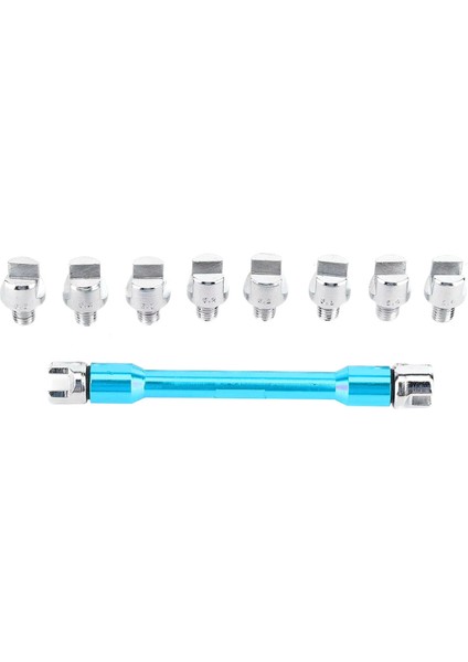 Motosiklet Kolu Konuşan Anahtar Cnc Anahtar Seti 5.0-6.8 Uzunluk 93MM/3,7 Inç Lastik Lastik Onarım Anahtarı Mavisi (Yurt Dışından)