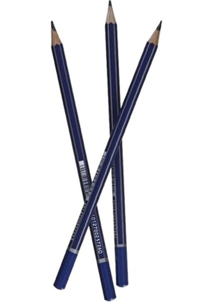 Kurşun Kalem 3'lü Blister Seti Dayanıklı ve Kaliteli 3 Adet Mavi Renk modelleri