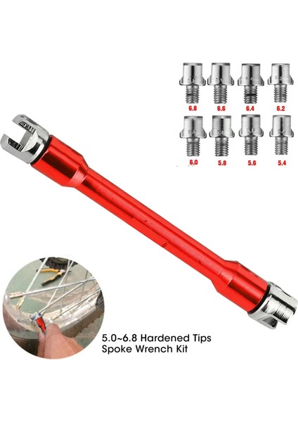 Motosiklet Kolu Konuşma Anahtarı Cnc Set Seti 5.0-6.8 Uzunluk 93MM/3.7IN Çoğu Motosiklet Lastik Onarım Anahtarı Kırmızısı (Yurt Dışından) fiyatları