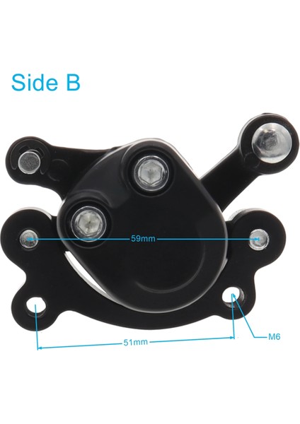 Önde Arka Disk Fren Kaliperi 2 Strok 49CC Mini Moto Kids Dirt Cep Bisikleti Atv Quad Go Kart Gaz Scooter 1set (Yurt Dışından) fiyatları