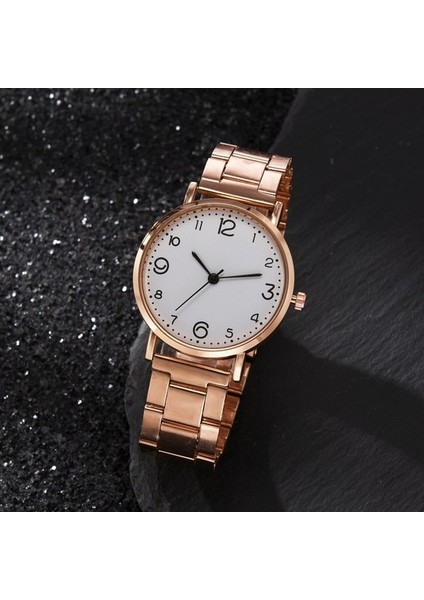 Gül Altın Yeşil 2 Adet Set Lüks Bilezik Saatler Kadınlar Için Set Lady Moda Bileklik Kuvars Saat Casıo Seıko (Yurt Dışından) fiyatları