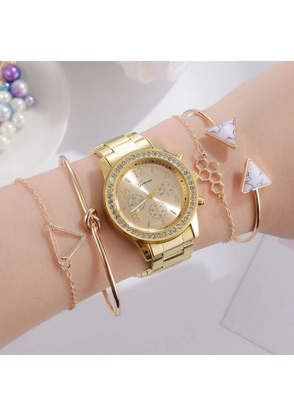 Kadın Saatler Seti Bilezik Izle Bayanlar Kol Saati Elbise Kadın Saat Montre Relogio Feminino Casıo Seıko (Yurt Dışından)