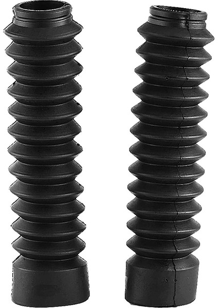 Ön Çatal Kapağı, Kauçuk Motosiklet Ön Çatal Kapak Yürüyüşçüler Gators Botlar Şok Sönümleme Toz Kapağı (Siyah) (Yurt Dışından) indirimleri