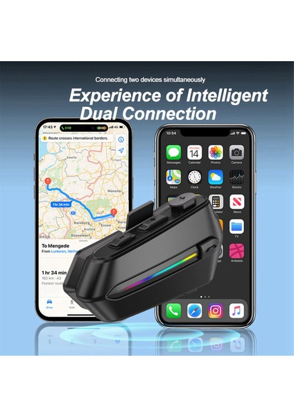 Motosiklet Kaskı Bluetooth Kulaklık 5.3 Gürültü Azaltma Su Geçirmez Bisiklet Büyük Kapasiteli Şarj Kulağı Sabit Mikrofon (Yurt Dışından) modelleri