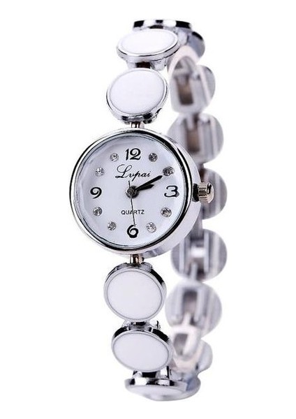 Kadın Bilezik Izle Taklidi Çelik Kemer Bayanlar Izle Yuvarlak Kadran Kadın Izle Kuvars Hareketi Kadın Saat Casıo Seıko (Yurt Dışından)