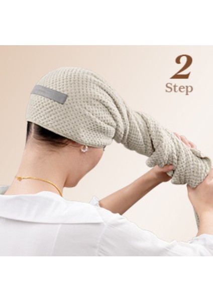 Tek Parçalı Saç Silme Torbası Başörtüsü Emici Hızlı Kuruyan Duş Başlığı (Yurt Dışından) fırsatları