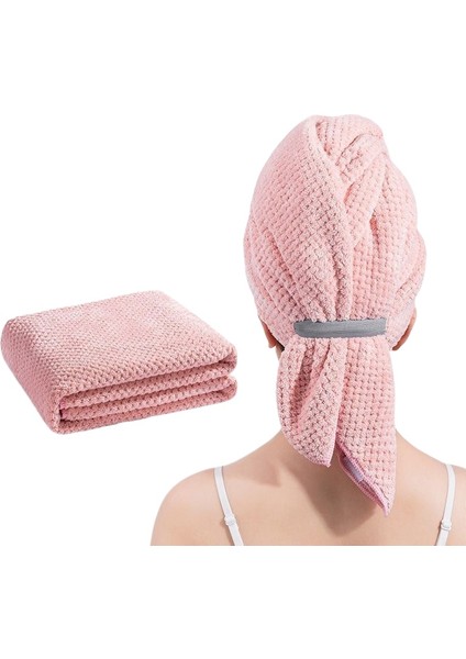 Tek Parçalı Saç Silme Torbası Başörtüsü Emici Hızlı Kuruyan Duş Başlığı (Yurt Dışından)