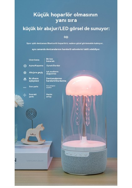 Yeni Uzun Ömürlü Denizanası Bluetooth Hoparlör (Yurt Dışından) fırsatları