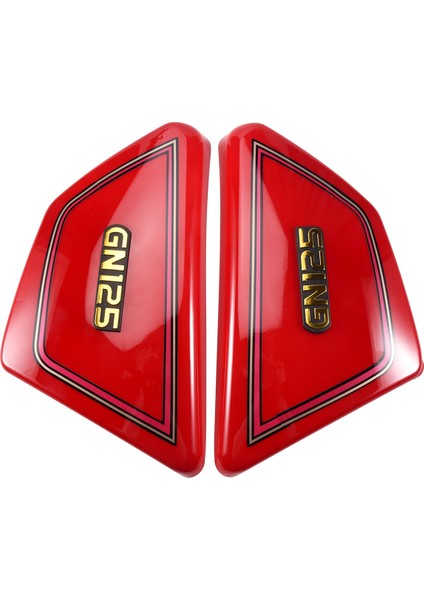Kırmızı Motosiklet Pil Yan Kapak Çerçevesi Yan Suzuki GN125 Gn 125 Için Panelleri Kapsar (Yurt Dışından)