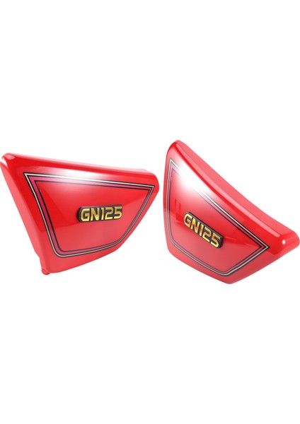 Kırmızı Motosiklet Pil Yan Kapak Çerçevesi Yan Suzuki GN125 Gn 125 Için Panelleri Kapsar (Yurt Dışından) fiyatları