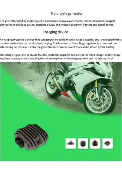 Kawasaki Atv KLF300 Bayou 300 Zxr 250 Için Motosiklet Voltaj Regülatör Doğrultucu (Yurt Dışından) fiyatları