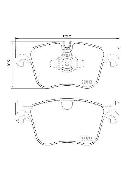 670213 - Ön Fren Balatası Combo E 18 Grandland 17 C4 13 Berlıngo 18 Partner 18 Rıfter 18 308 13 3008 16 508 18 5008 16 Ds7 17
