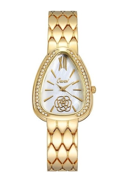 Lüks Marka Kadın Saatler Altın Bayanlar Izle Dört Yapraklı Yonca Kadın Bilezik Izle Kadın Saat Relogio Feminino Casıo Seıko (Yurt Dışından)