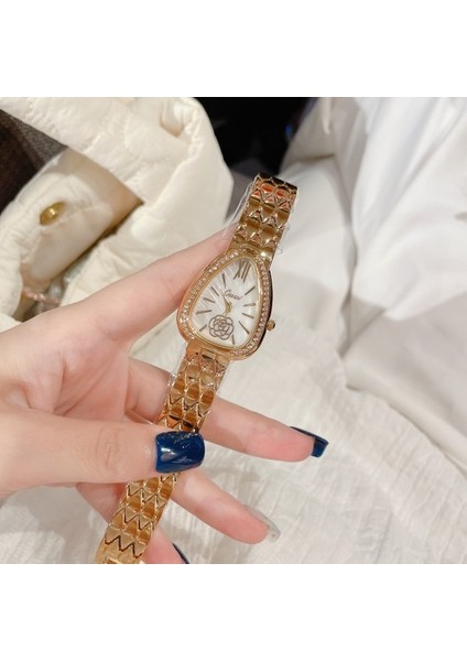 Lüks Marka Kadın Saatler Altın Bayanlar Izle Dört Yapraklı Yonca Kadın Bilezik Izle Kadın Saat Relogio Feminino Casıo Seıko (Yurt Dışından) modelleri
