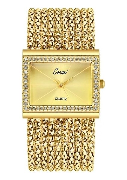 Kadın Bilezik Izle Elmas Kare Kadran Tam Taş Püskül Zincir Bant Saatler Buzlu Out Kadın Lüks Kol Saati Rhinestone Reloj Casıo Seıko (Yurt Dışından)