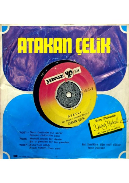 Atakan Çelik – Beden Eski Beden / Dertli 45'lik fiyatları