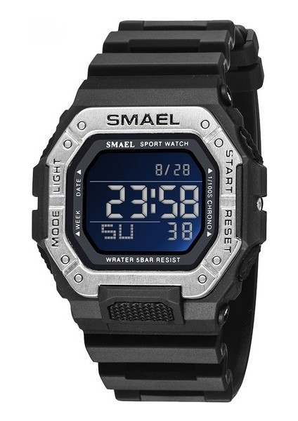 Erkekler Çok Fonksiyonlu Dijital Spor Izle Geri Sayım Erkek Ordu Askeri Saat LED Kol Saatleri Moda Erkek Relógios Casıo (Yurt Dışından)