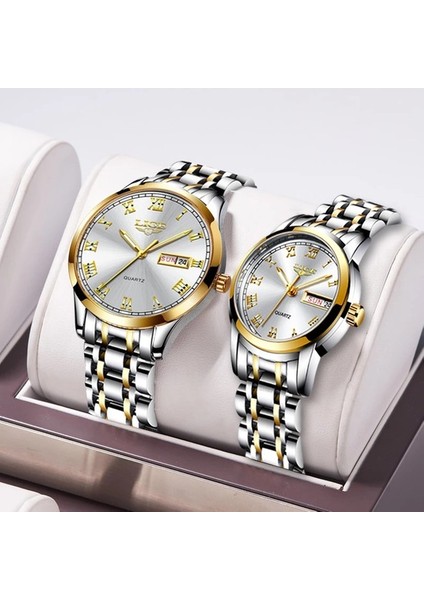 Kadın Izle G Severler Için Çift Saatleri Kuvars Kol Saati Moda Iş Erkekler Kadınlar Için Izle Saatler Casıo (Yurt Dışından) modelleri