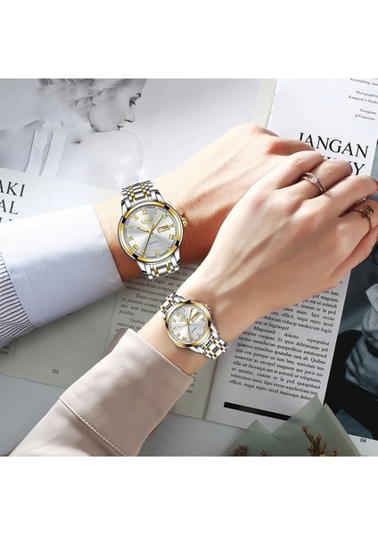 Kadın Izle G Severler Için Çift Saatleri Kuvars Kol Saati Moda Iş Erkekler Kadınlar Için Izle Saatler Casıo (Yurt Dışından) fırsatları