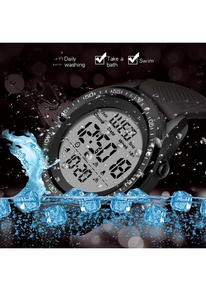 Altın Sanda Erkekler LED Dijital Askeri Izle Adam Spor Saatler Açık Su Geçirmez Kol Saatleri Casıo (Yurt Dışından) modelleri