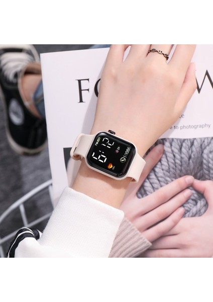 Sıcak Spor Izle Kadınlar ve Erkekler Için LED Dijital Saat Moda Rahat Basit Silikon Izle Vip Bağlantı Dropshipping Için Casıo (Yurt Dışından)