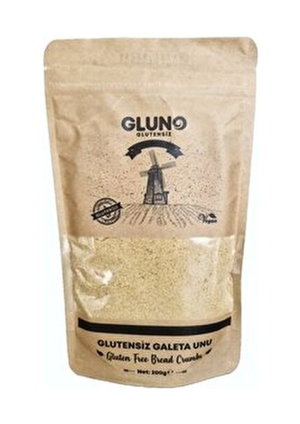 Gluno Galeta Unu 200 gr Gluten İçermeyen Un Alternatifi Pratik Kullanım İçin fiyatları