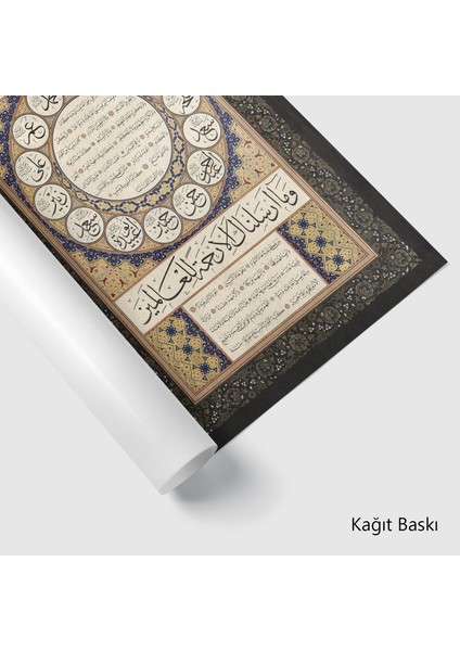 Hilye-I Şerife ve Aşere-I Mübeşşere Isimleri (Baskı) modelleri