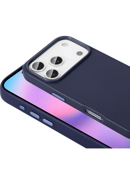 iPhone 17 Pro Max Kılıf M-Safe Şarj Özellikli Pu Deri Görünümlü Zore Kupra Kapak + Hayalet Ekran Koruyucu fiyatları