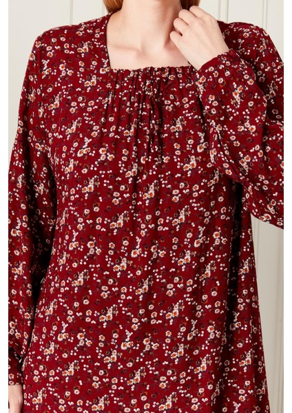 Kadın Büyük Beden Kare Yaka Çıtır Elbise fırsatları