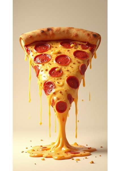 Pizza Dilimi V3 Ev Duvar Salon Güzellik Salonu Ofis Dükkan Dekarasyon Kanvas Tablo fiyatları