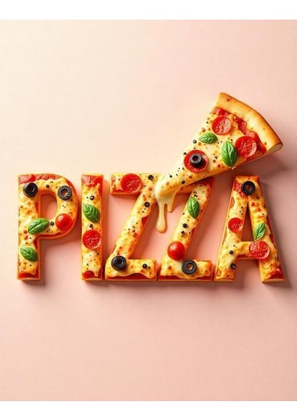 Pizza Fast Food V6 Ev Duvar Salon Güzellik Salonu Ofis Dükkan Dekarasyon Kanvas Tablo fiyatları