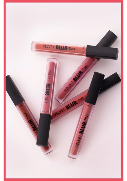 Velvet Blur Tint Kadife Bitişli Nemlendirici Mat Ruj - 04 Rust Red - Pembe fırsatları