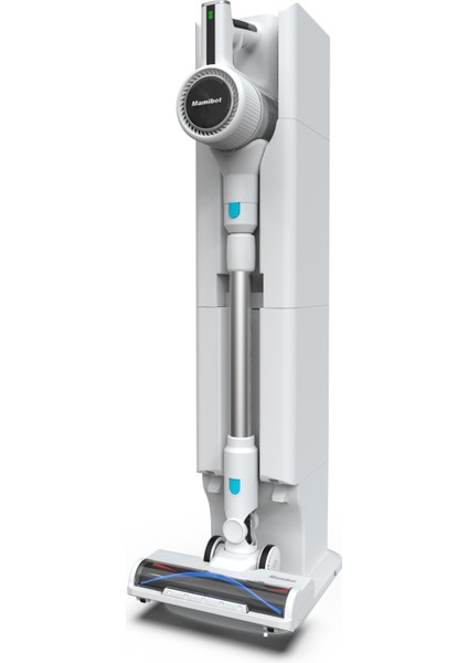 V10 Pro Otomatik Boşlatma Sistemli LED Başlıklı Multiflex Gövde Şarjlı Dikey Süpürge