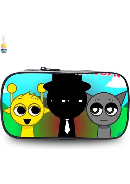 Sprunki Kalem Çantası Ilkokul Öğrencileri Kalem Çantası Kırtasiye Çantası Ritim Kutusu Karikatür Oyunları Çocuk Kalem Çantası (Yurt Dışından)