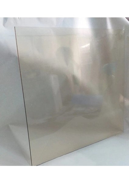80 x 48 Yüksek Isıya Dayanıklı Şömine Kuzine Soba Camı 4 mm - Seramik Cam (Bal Rengi, Şeffaf) indirimleri
