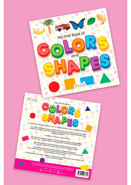 My First Book Of Colors And Shapes - Minikler Için Renkler ve Şekiller - Ilk Kitabım (Ingilizce) fırsatları