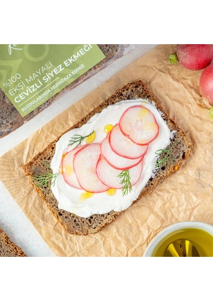 %100 Siyez Ekşi Mayalı Ekmekler 3'lü Seçim 3 x 500 gr (Cevizli-Cevizli-Cevizli)