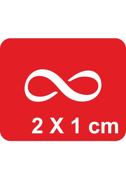 Aritmetik Sonsuzluk 3 Minimal Tattoo Geçici Dövme Şablonları Kına Kalıpları