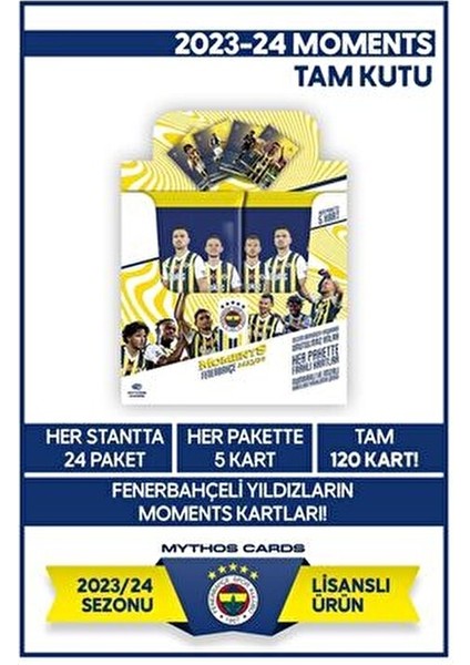 Mythos Fenerbahçe 2023-24 Sezon Kartları Aksesuar Paketi 12 Adet Kart İçerir